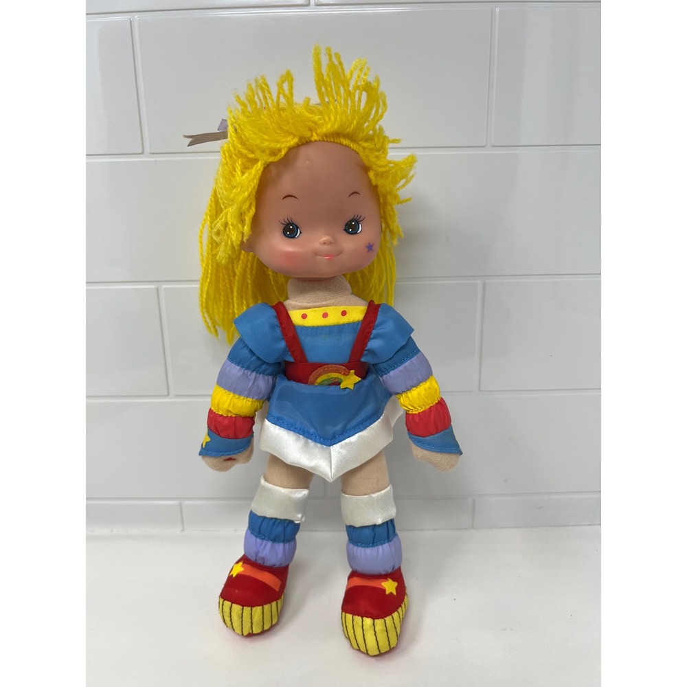 Rainbow Brite Plush Doll Hallmark Toy Play LLC Yellow Yarn Hair Vintage Style